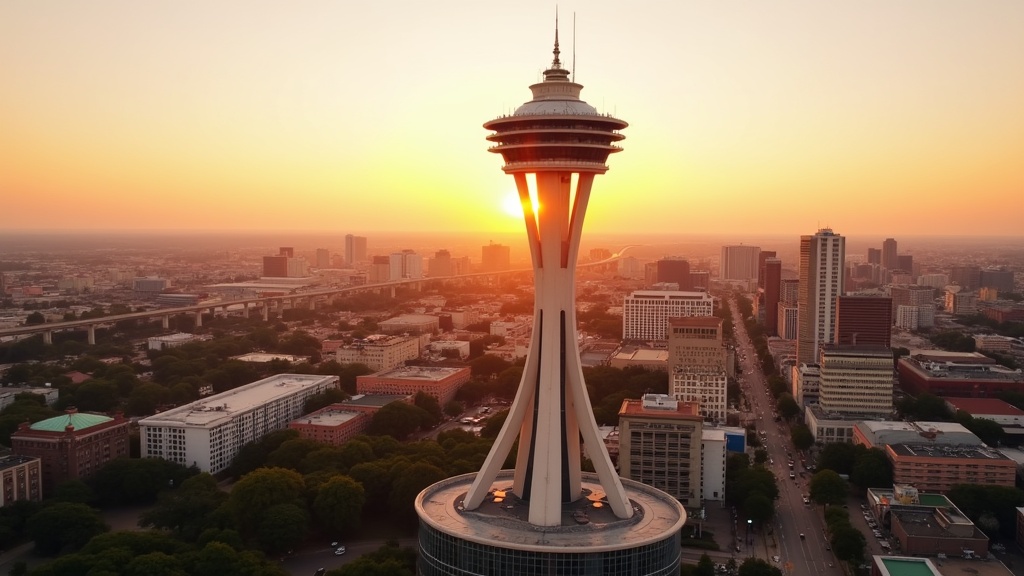 Aerial view of San Antonio